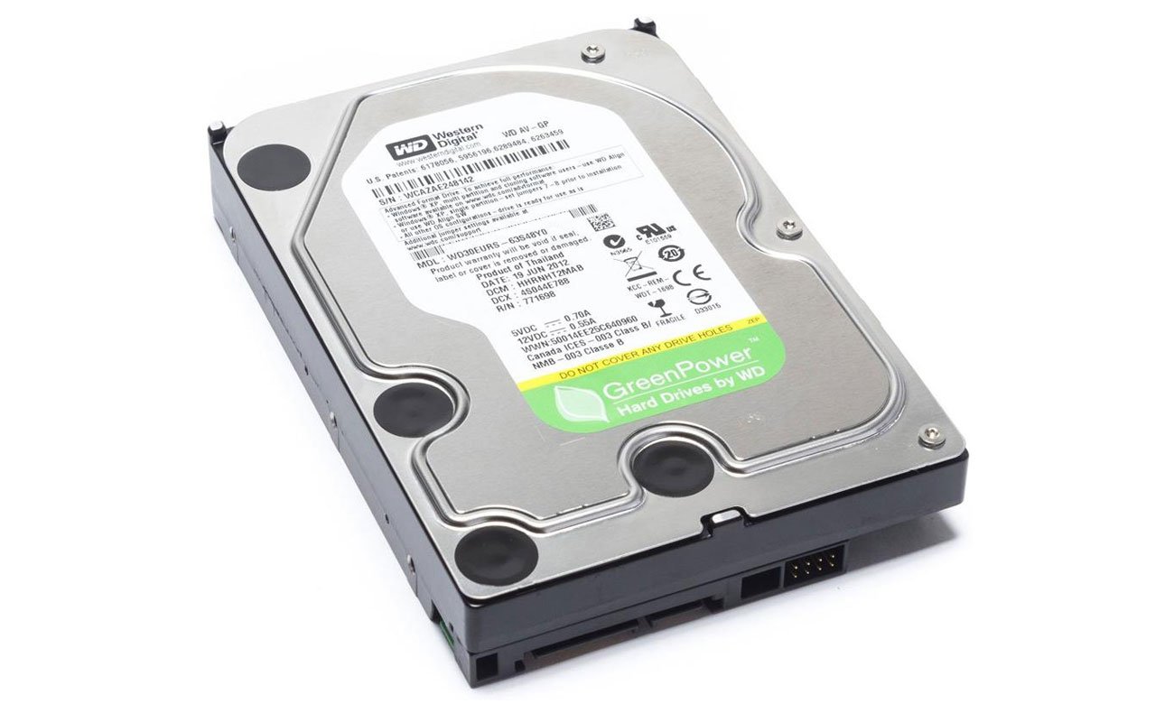 3TB IntelliPower 64MB AV-GP WD30EURX technologia nowej generacji