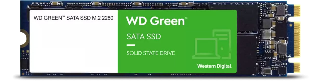 WD 240 GB M.2 SATA SSD Green widok z przodu