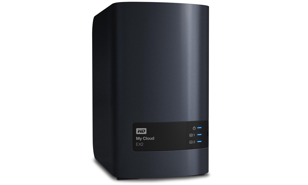 WD My Cloud EX2 8TB Widok Z Boku