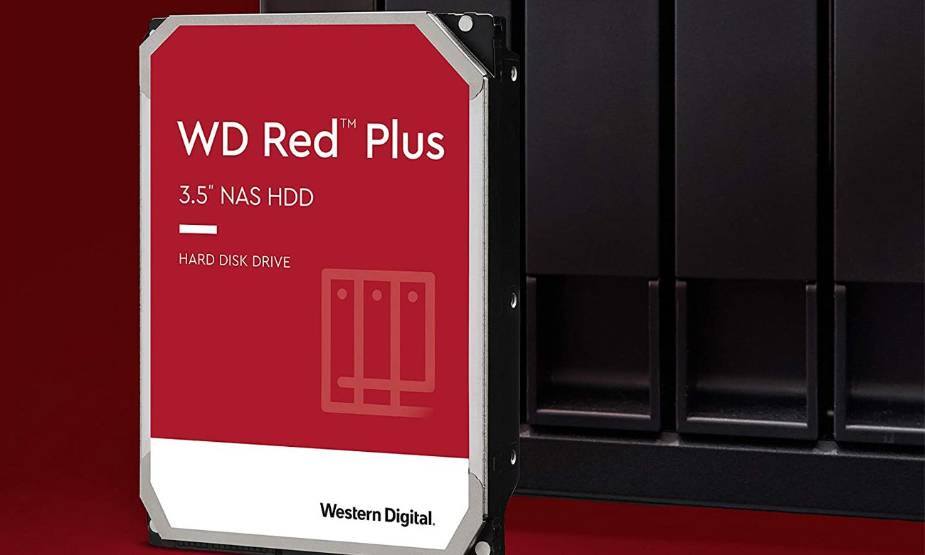 HDD 3,5'' WD Red Plus NAS - Für optimale Leistung in NAS-Umgebungen entwickelt