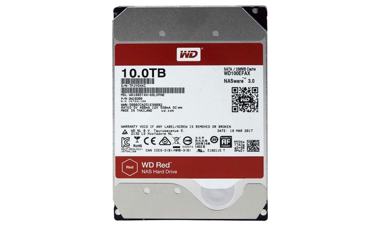 WD 10TB 5400obr. 256MB RED WD100EFAX