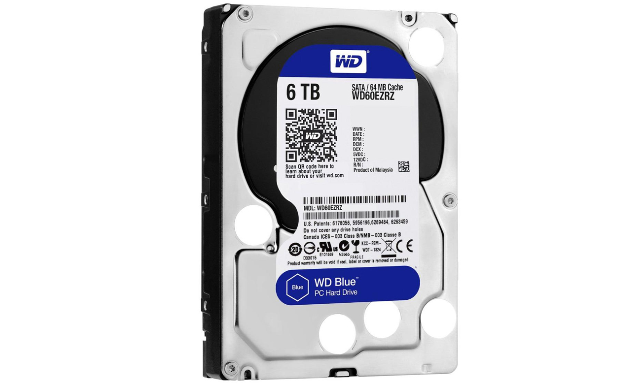 WD 6TB 5400obr. 64MB BLUE