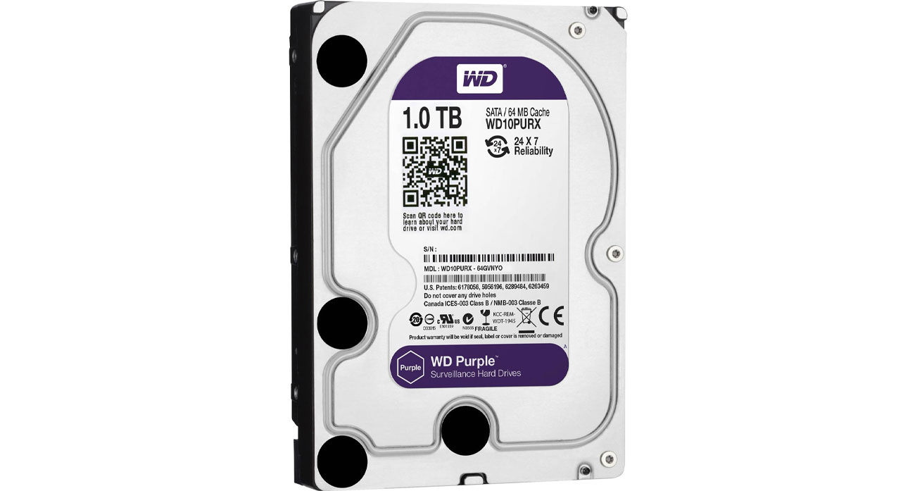 Dysk SATA III WD PURPLE WD10PURX ekstremalne zmiany temperatur wibracje