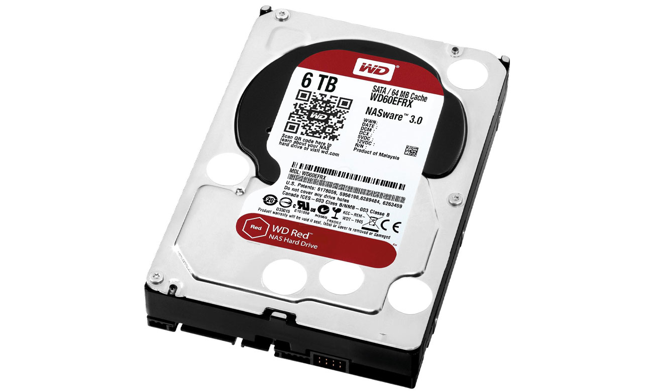 WD 6TB IntelliPower 64MB RED dla małych i średnich firm