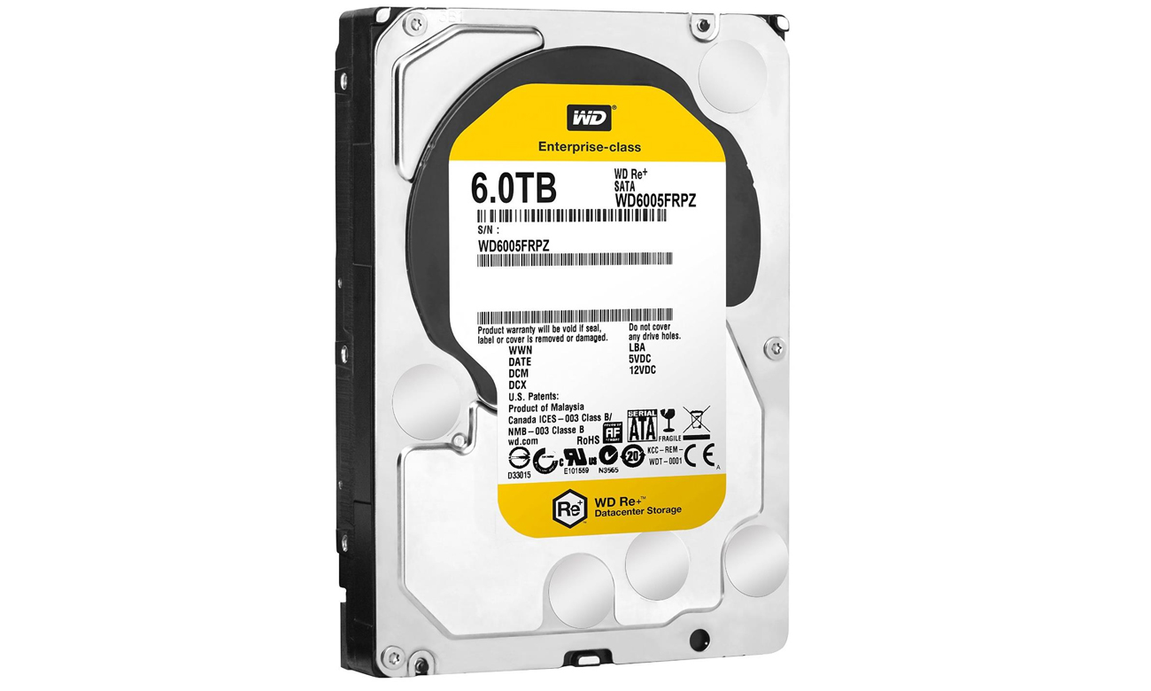 WD 	6TB 5760obr. 128MB Re+ WD6005FRPZ