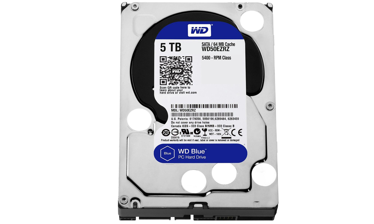 WD 5TB 5400obr. 64MB BLUE