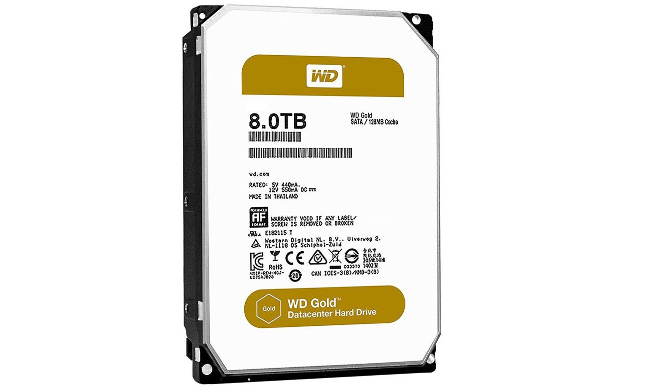 WD 8TB 7200obr. 256MB GOLD