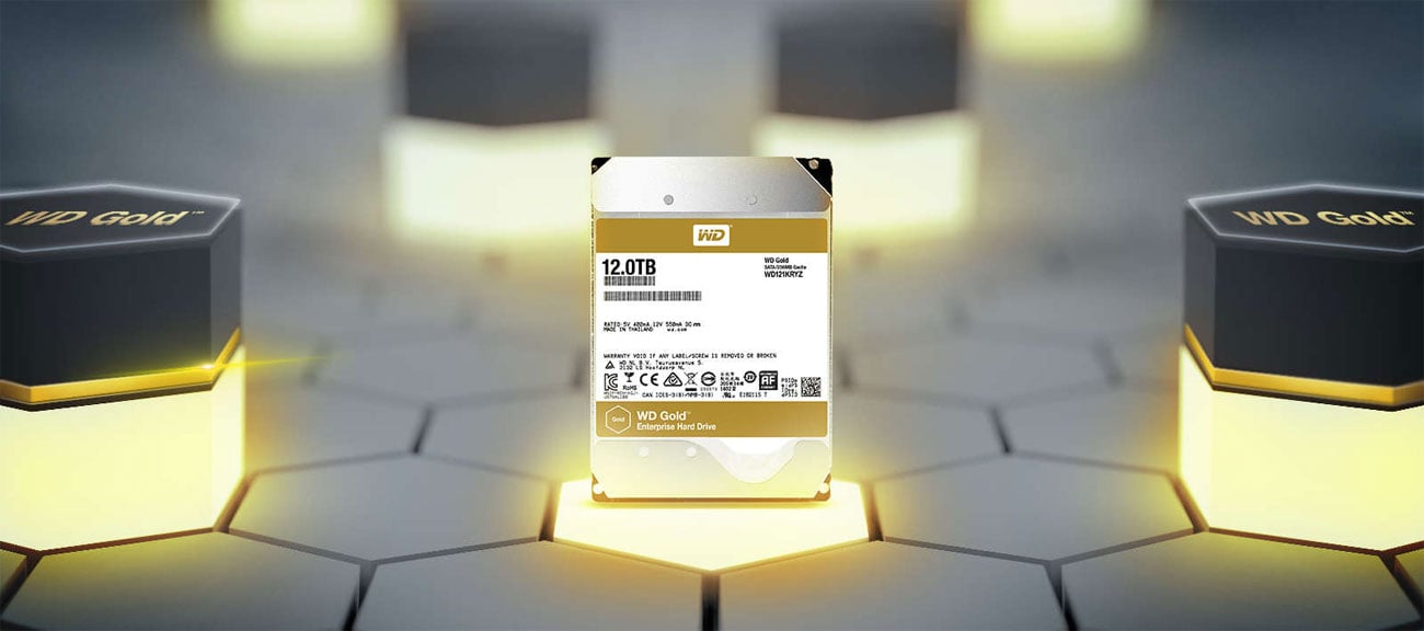 Dysk HDD WD 8TB 7200obr. 256MB GOLD WD8003FRYZ