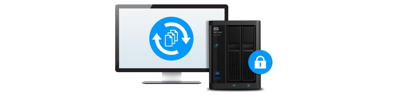 WD My Cloud DL2100 4TB ochrona danych