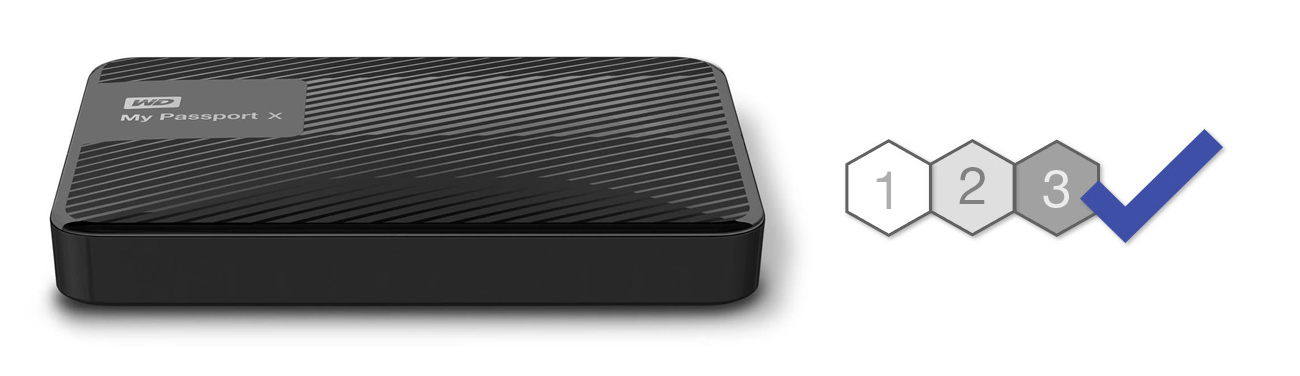 WD My Passport X 2TB czarny USB 3.0