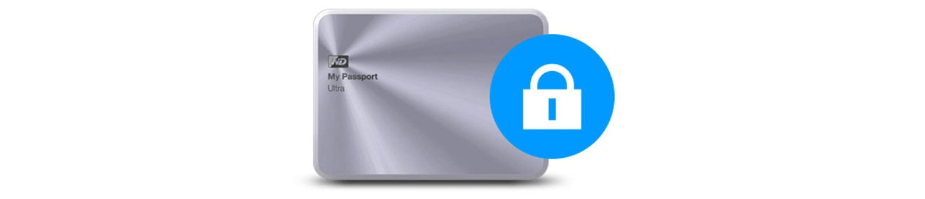 WD My Passport Ultra Metal poufność