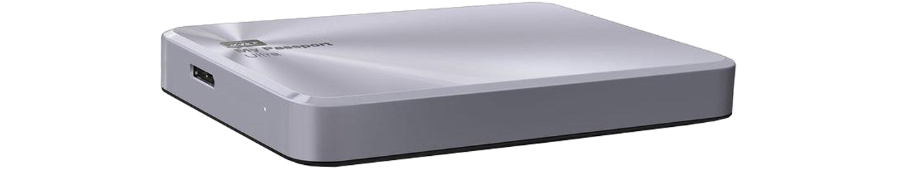 WD My Passport Ultra Metal widok z boku