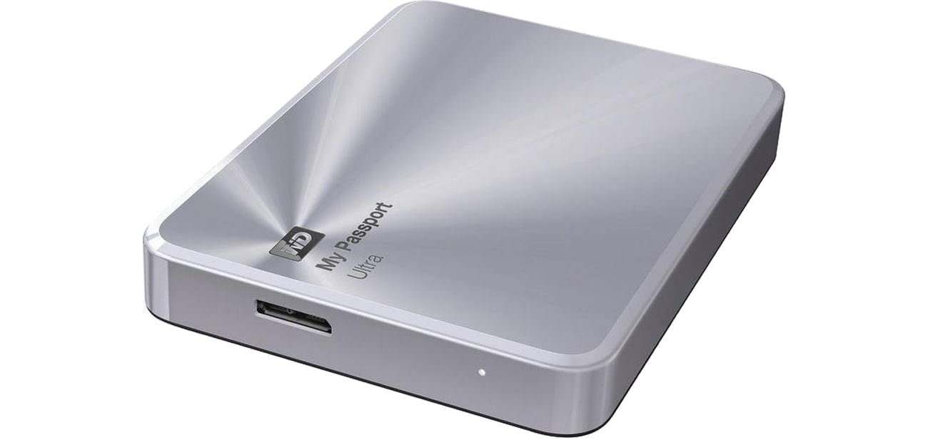 WD My Passport Ultra Metal widok z góry