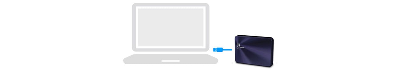 WD My Passport Ultra 4TB ultraszybkie złącze usb 3.0