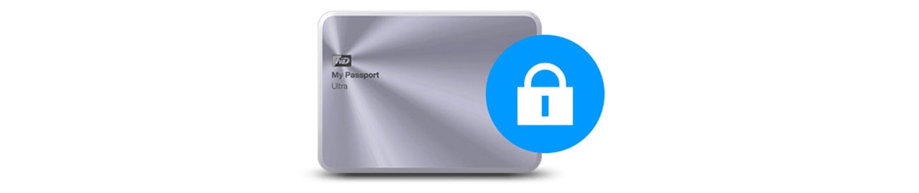 WD My Passport Ultra Metal poufność