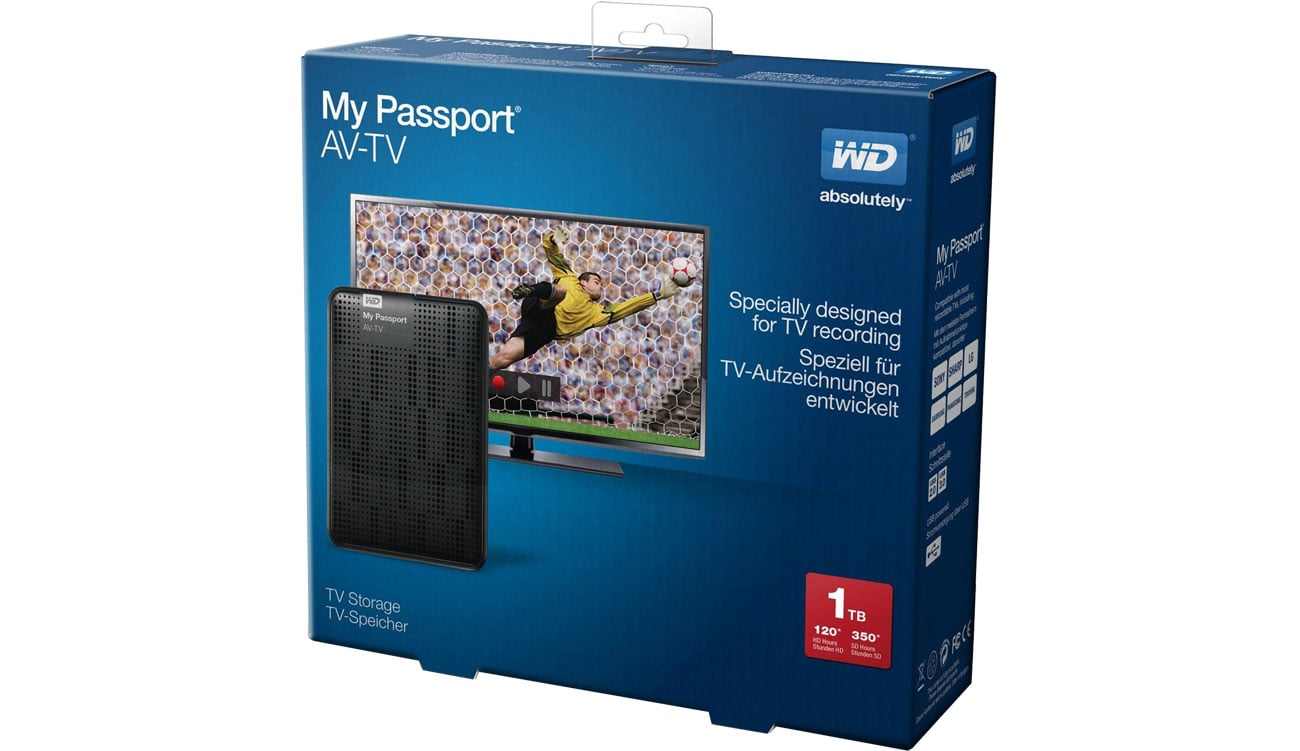 WD My Passport AV-TV - jednoczesne nagrywanie i odtwarzanie