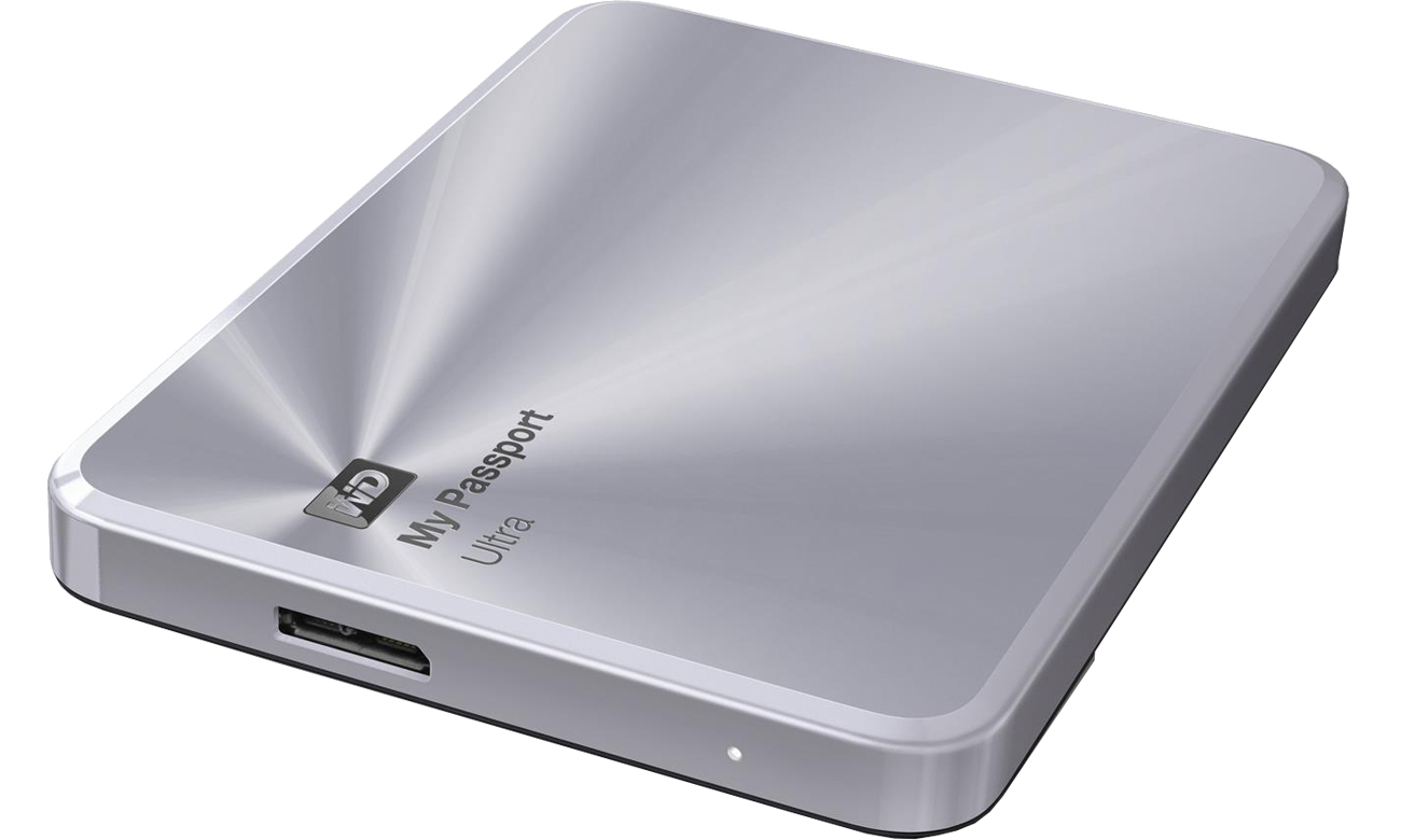 WD My Passport Ultra Metal widok z góry