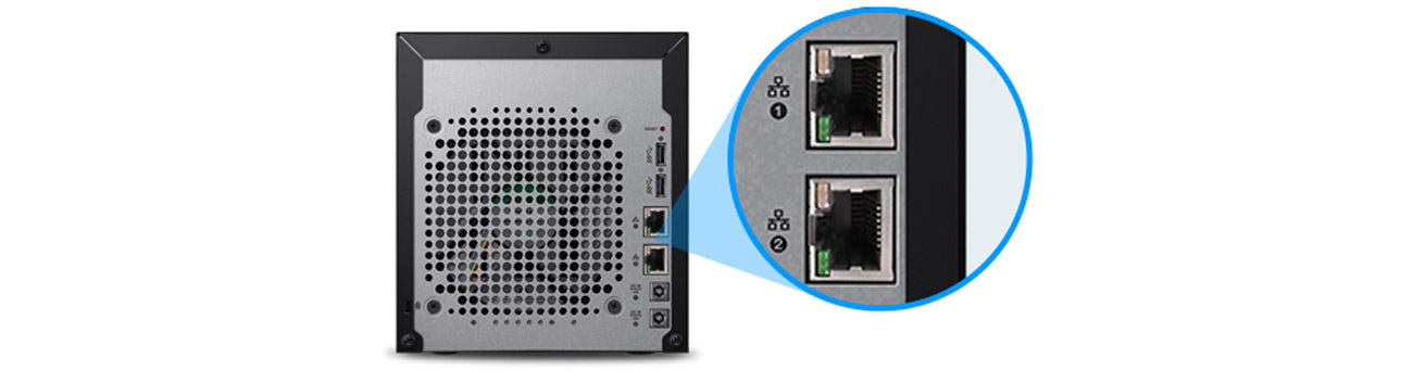 Dysk/macierz sieciowa WD My Cloud EX4100 - dwa porty Ethernet