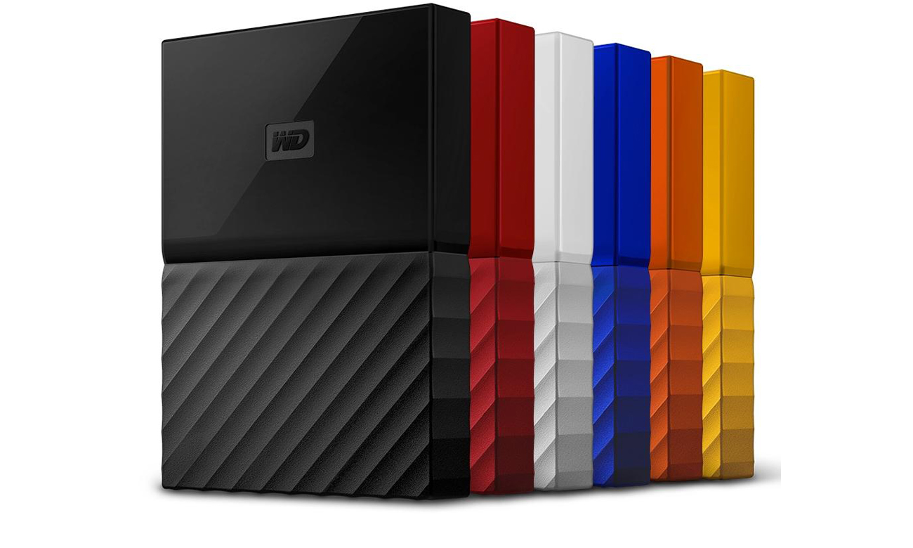 WD My Passport 4TB żółty USB 3.0 Wszystkie Kolory