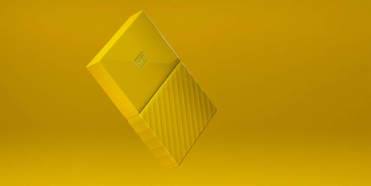 WD My Passport 4TB żółty USB 3.0 Ochrona Hasłem