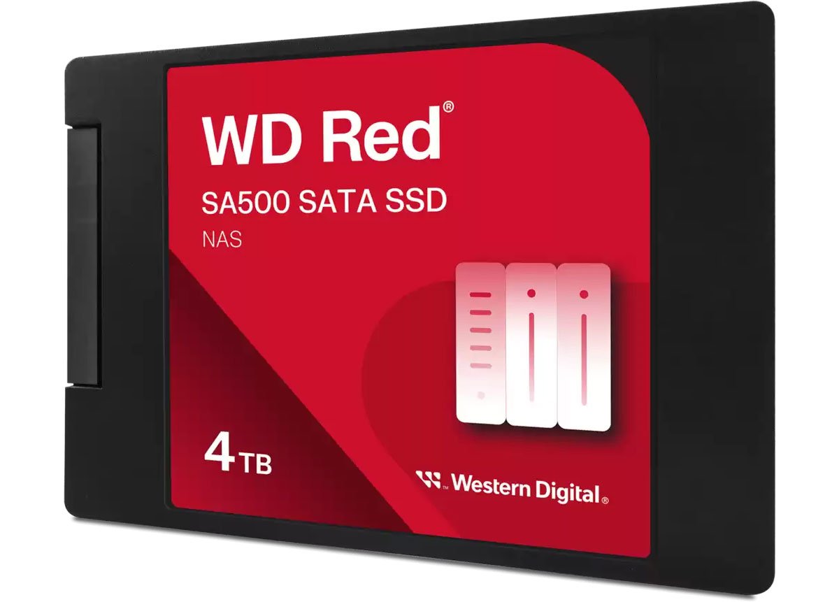 WD Red SA500 SSD 4 TB 2,5'' SATA