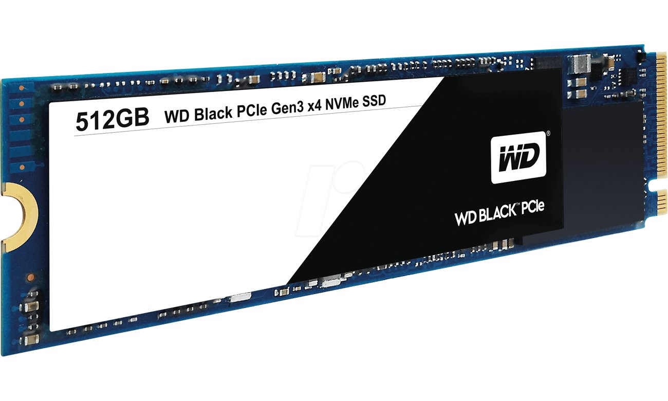 WD 512GB SSD M.2 PCI-Express x4 Black WDS512G1X0C