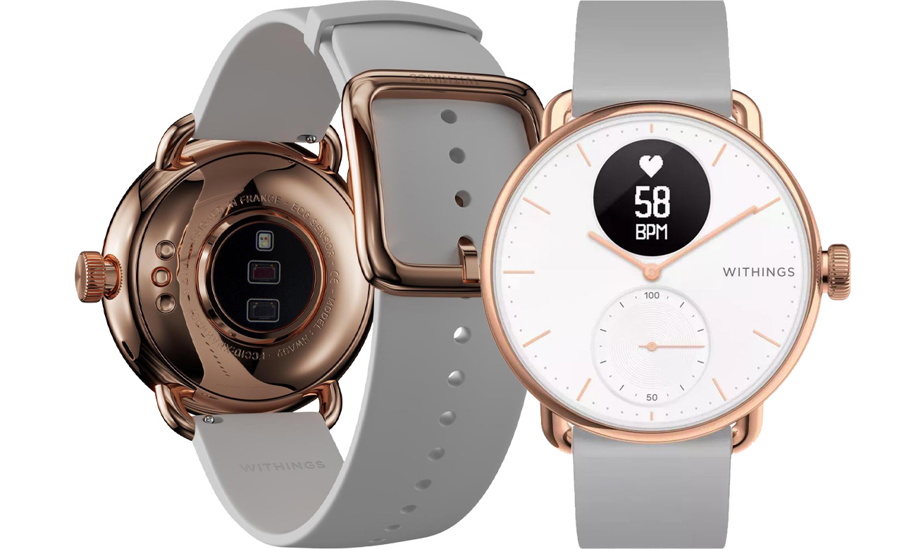 withings rose gold watch