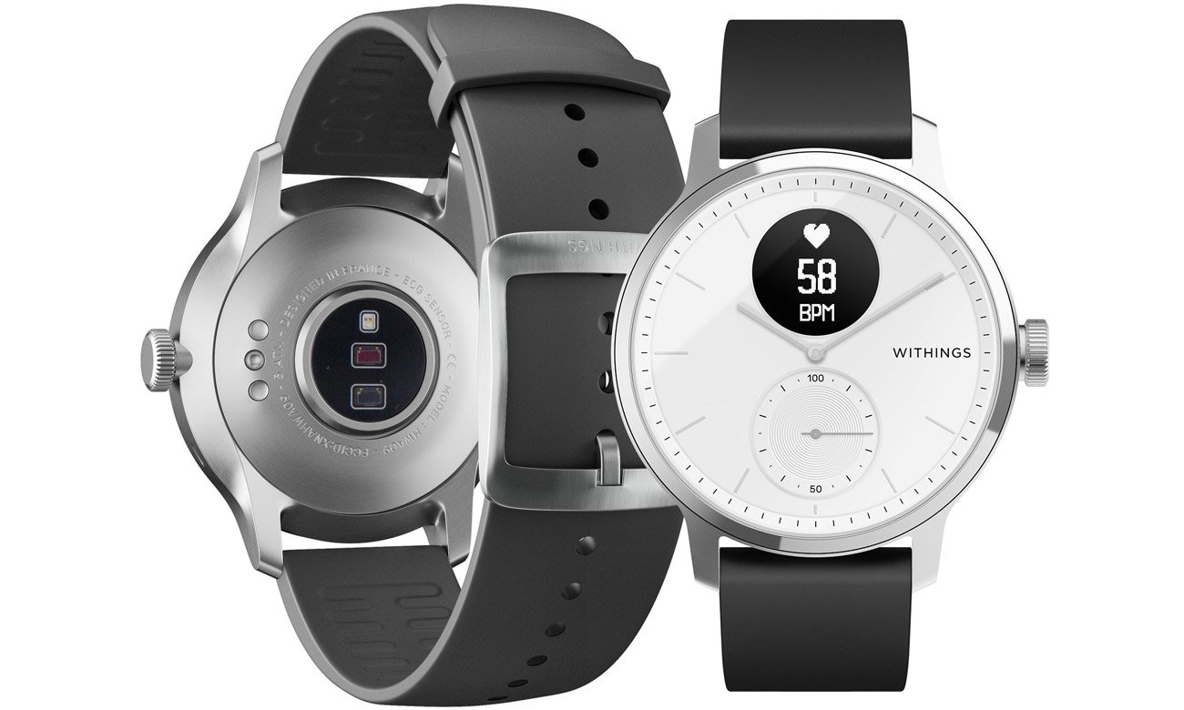 Inteligentny zegarek Withings ScanWatch 42 mm Biały