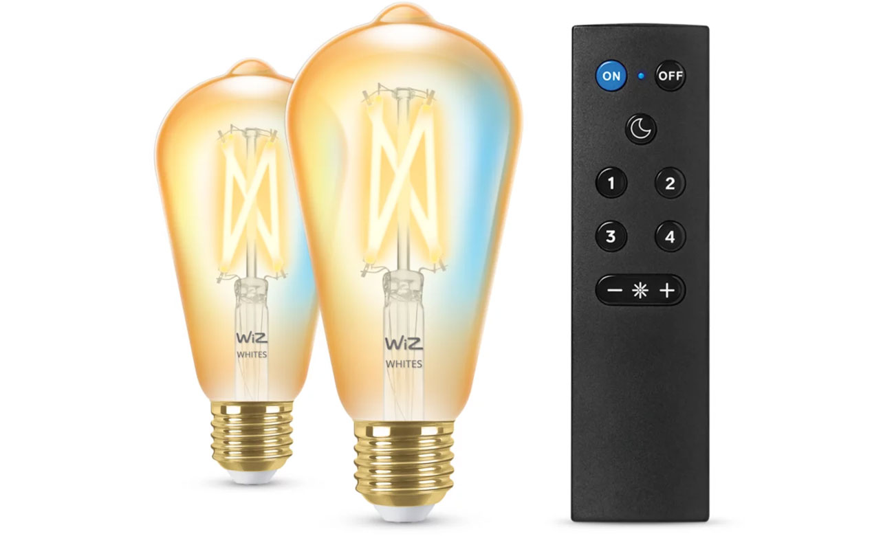 Wi-Fi BLE 50W ST64 Amb TW 2PK + Remote
