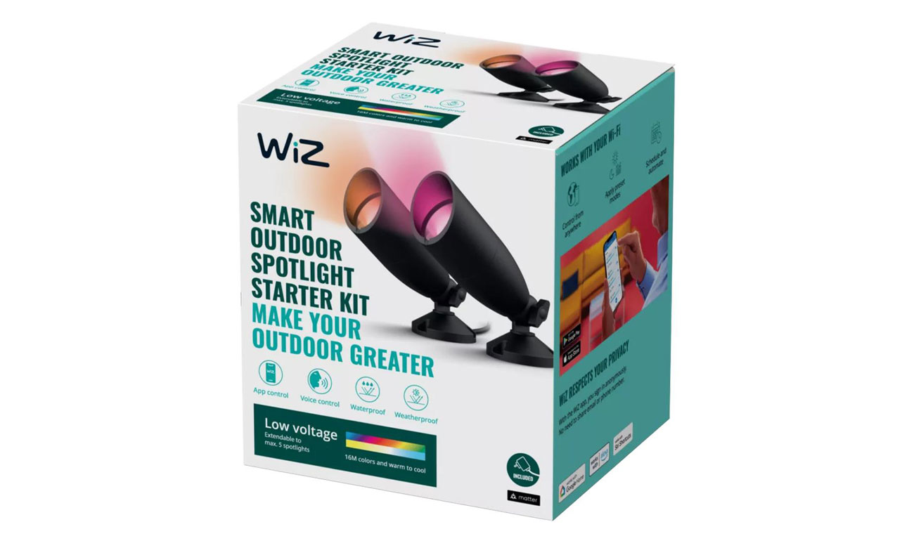 WiZ 12V Ground Spot Starter Kit EU C
