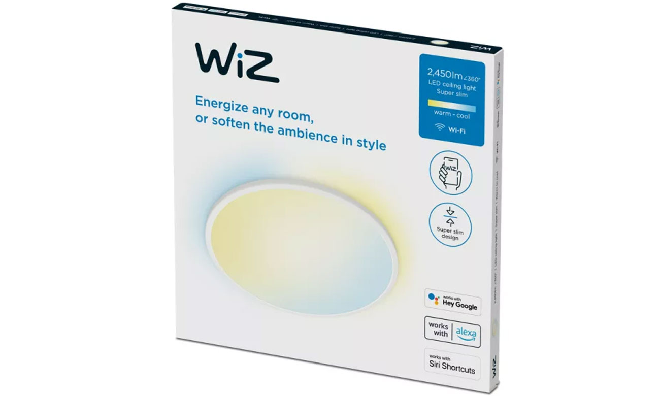 WiZ SuperSlim WiZ Ceiling lampa sufitowa
