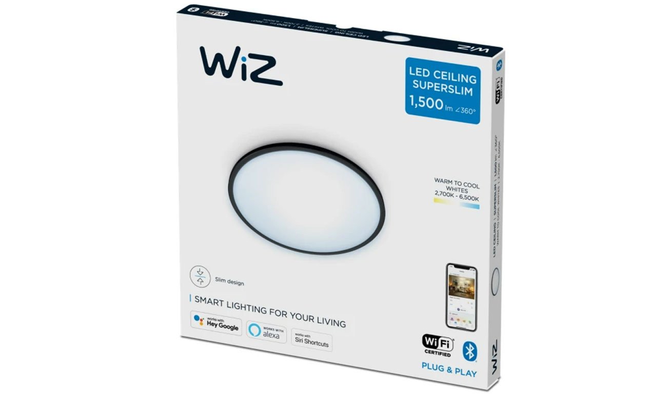 WiZ SuperSlim WiZ Ceiling lampa sufitowa