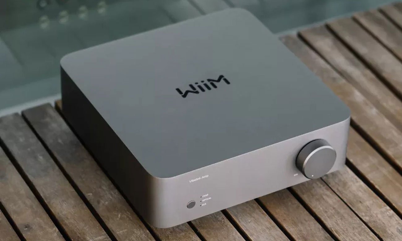 Wzmacniacz stereofoniczny WiiM Vibelink Amp Silver - Grafika lifestyle