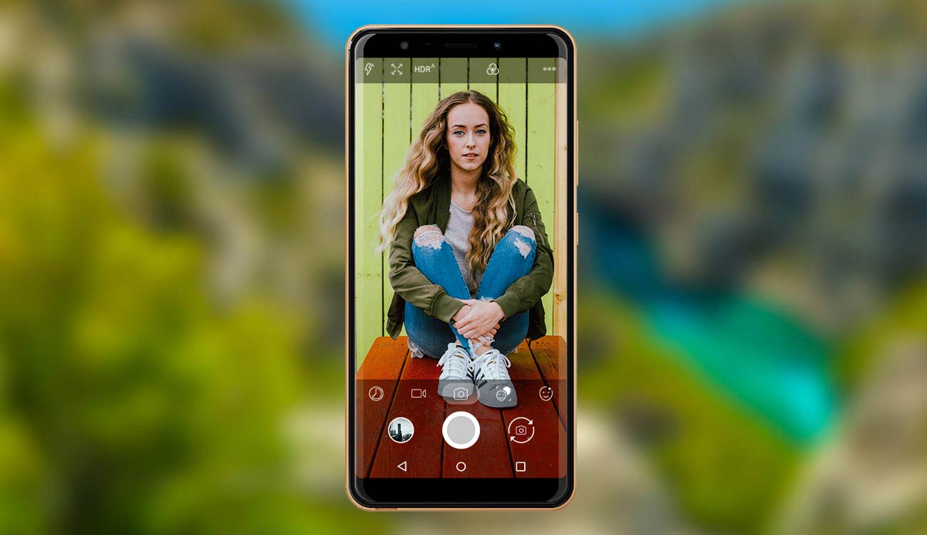 Wiko View GO barwne selfie auto hdr