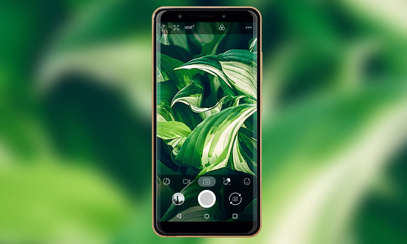 Wiko View GO artystyczne zdjęcia