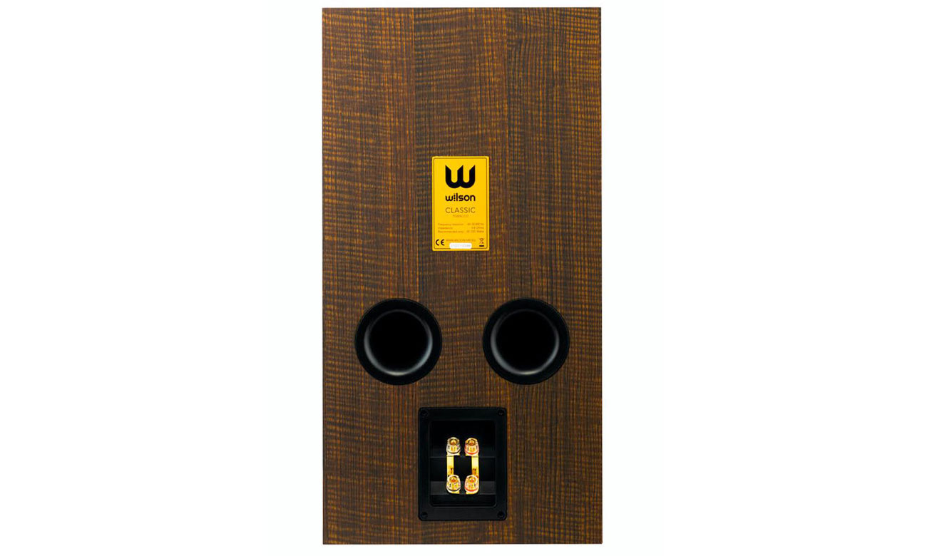 Wilson CLASSIC widok z tyłu, Dual Bass Reflex