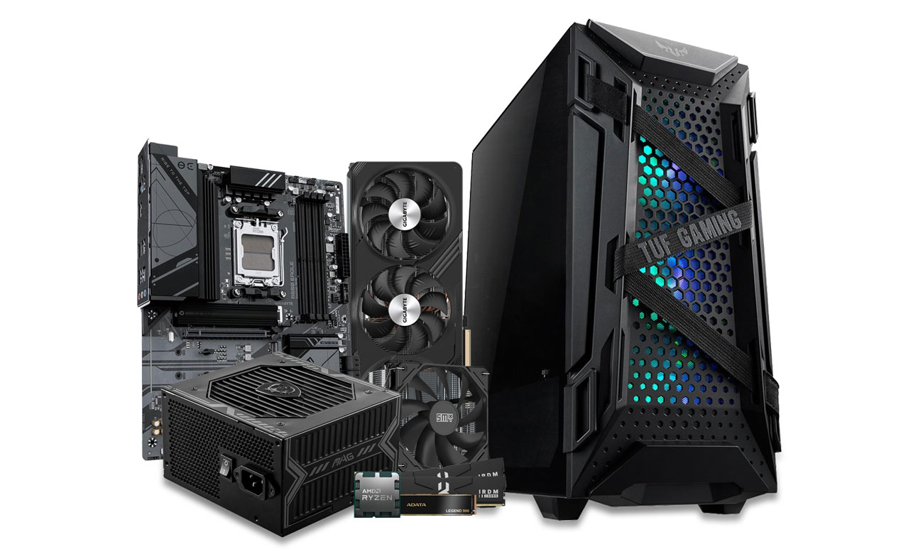 Zestaw tygodnia Ryzen 7600/32 GB/1 TB/RX 7700 XT