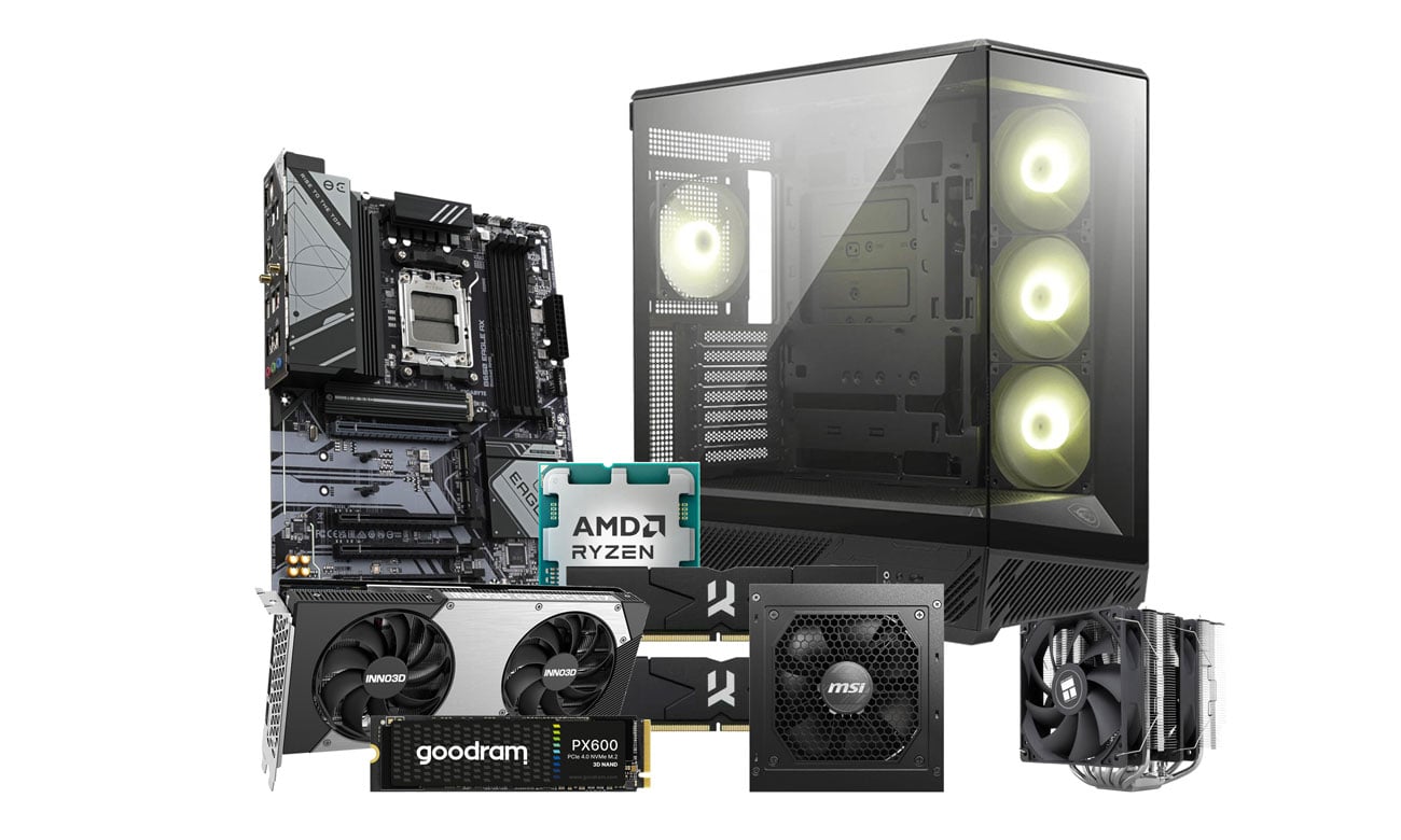Komputer x-kom Ryzen 7 7800X3D/32GB/1TB/RX 9070 XT