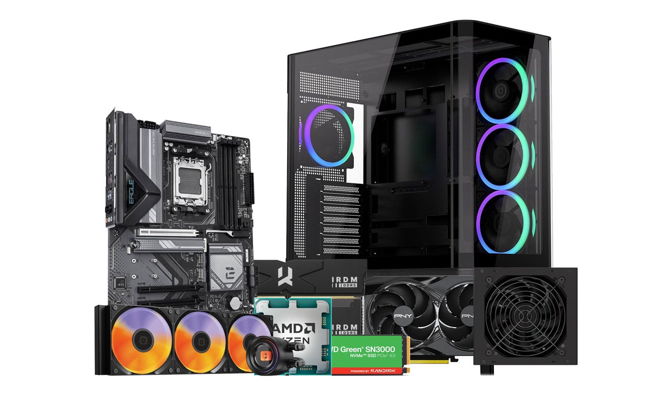 Komputer x-kom Ryzen 7 7800X3D/32GB/1TB/RX 9070 XT