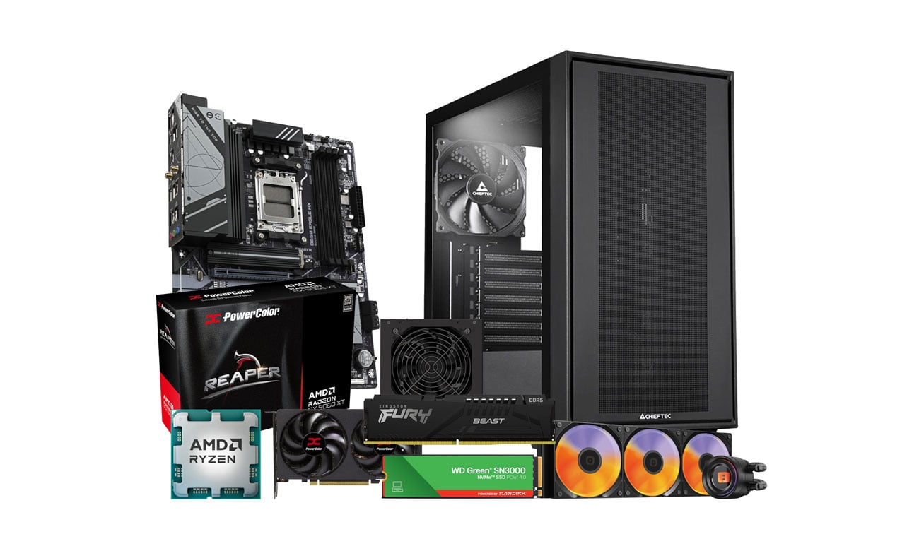 Komputer x-kom Ryzen 7 7800X3D/32GB/1TB/RX 9070 XT