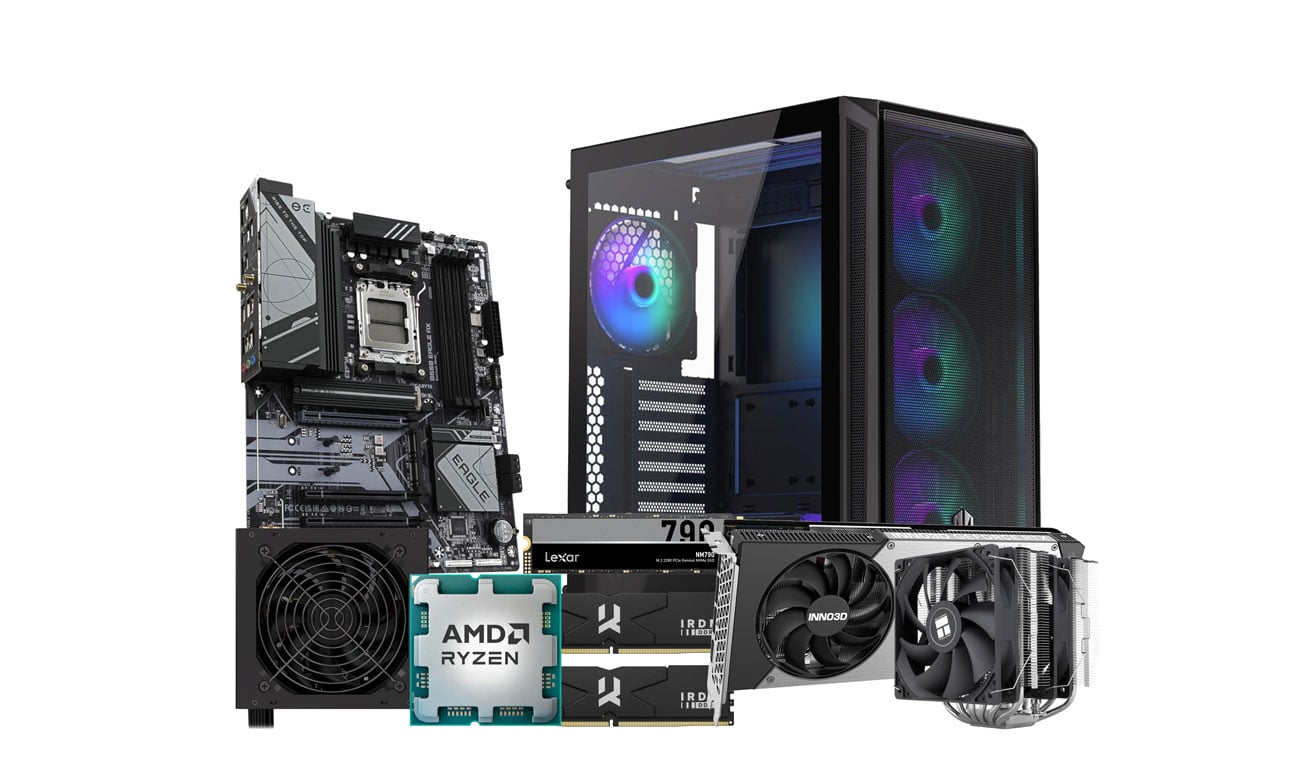 Komputer x-kom Ryzen 7 7800X3D/32GB/1TB/RX 9070 XT