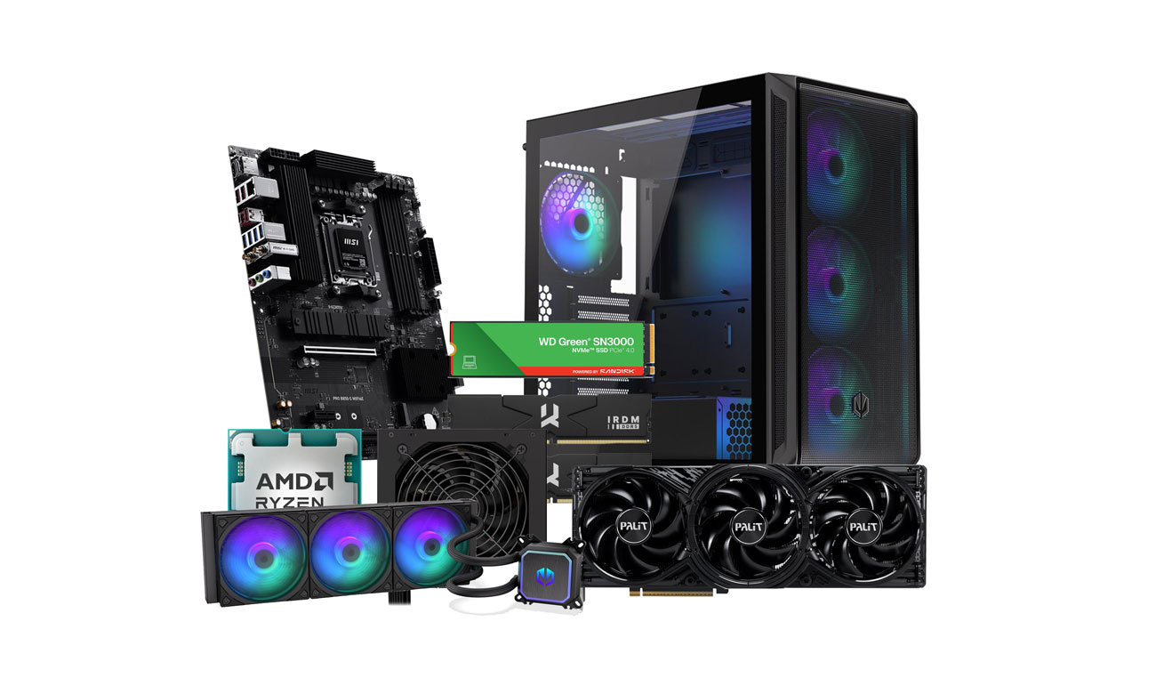 Komputer x-kom Ryzen 5 9600X/32GB/1TB/RTX5070