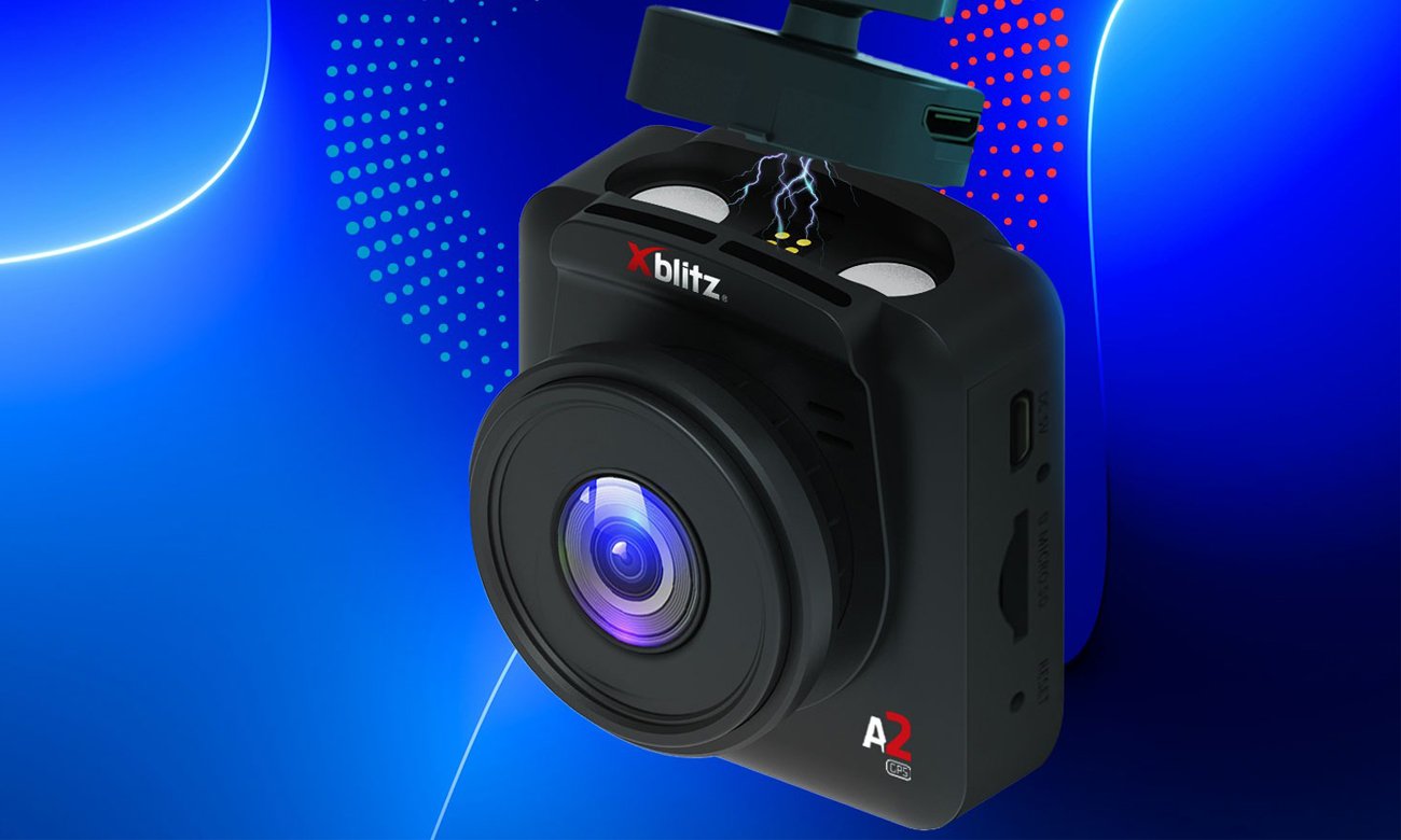 Wideorejestrator Xblitz A2 GPS - Aktywny uchwyt