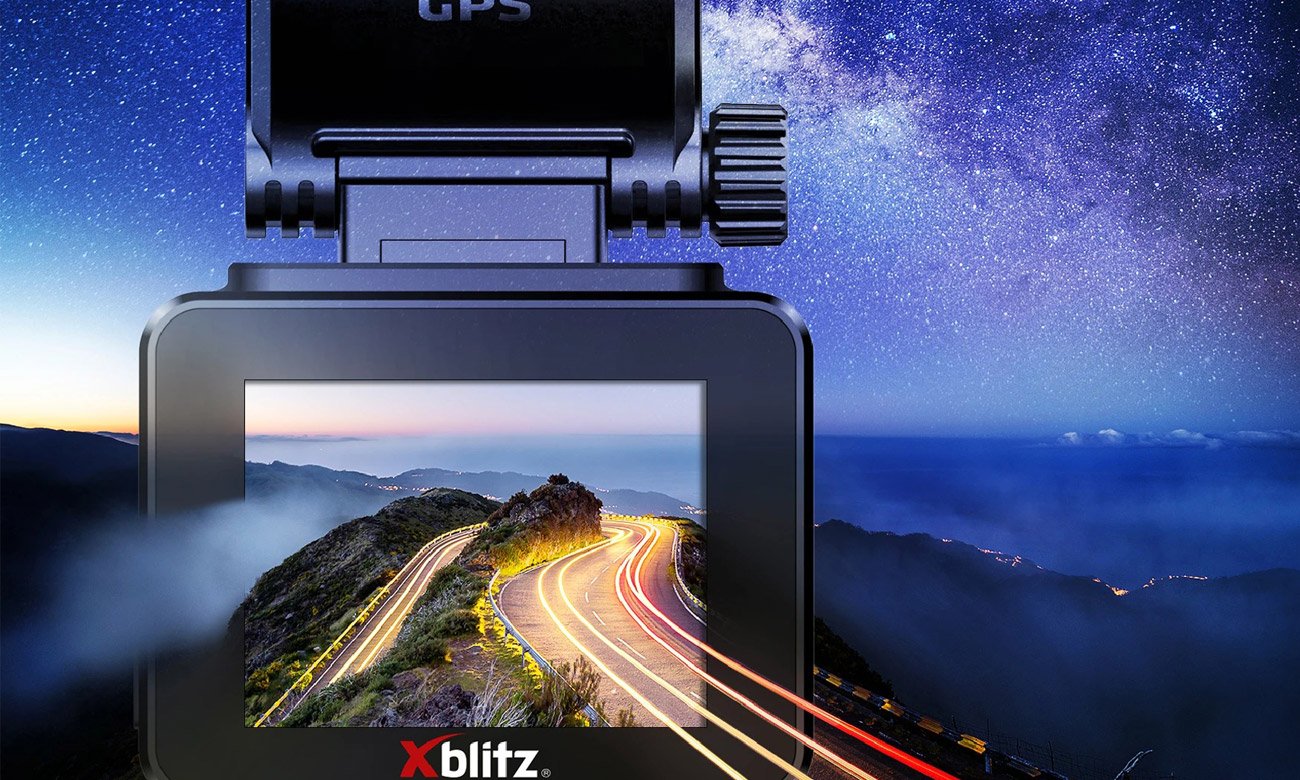 Wideorejestrator Xblitz Black 4K - Sensor Sony Starvis i tryb Night Vision