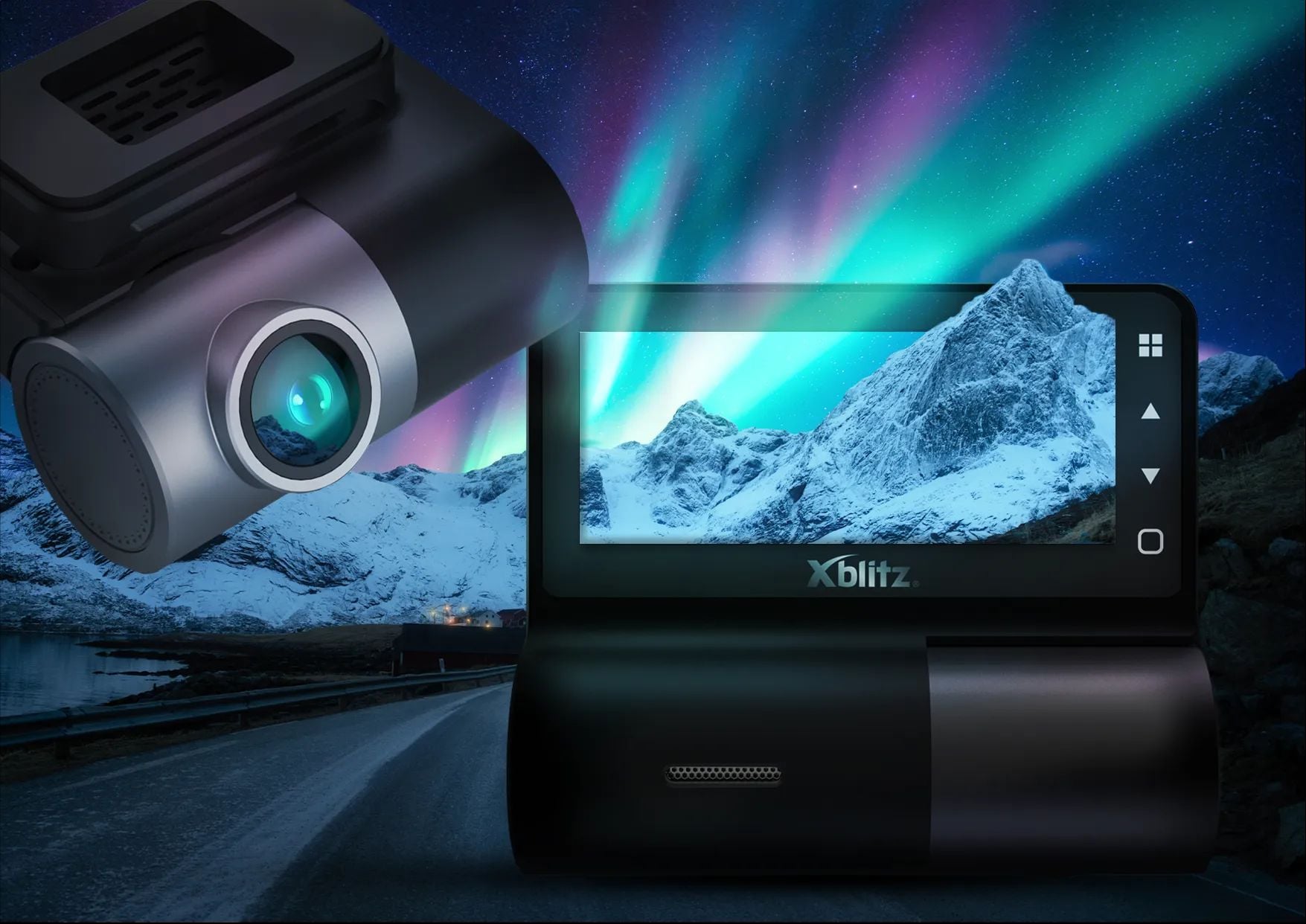 Zorza polarna i Xblitz Falcon