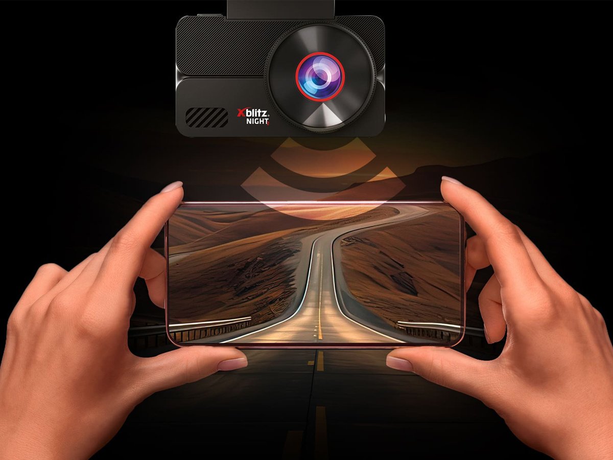 Dashcam Xblitz Night 2 - Wi-Fi-Modul und mobile App