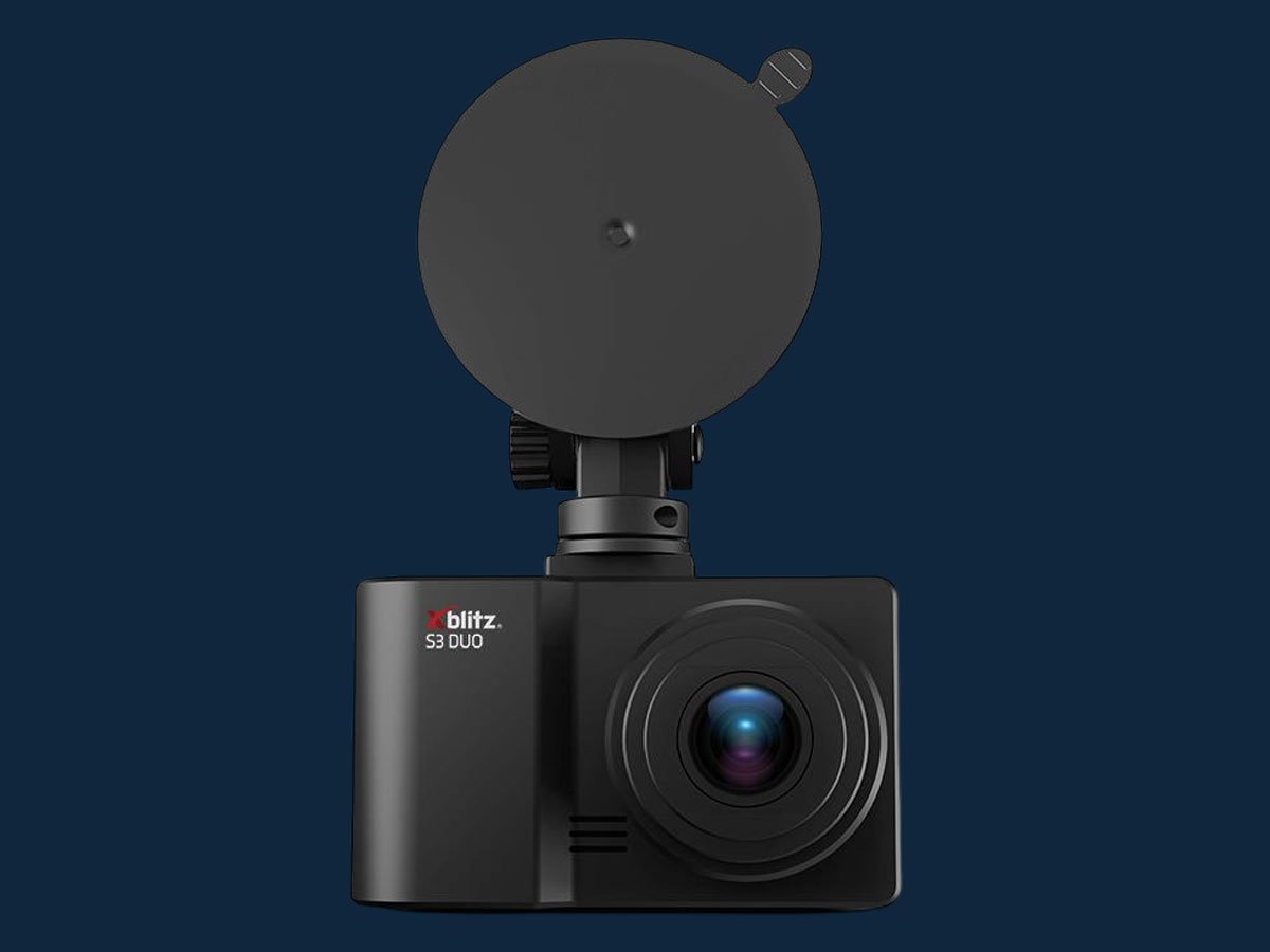 Wideorejestrator Xblitz S3 Duo - Widok ogólny, grafika z tłem