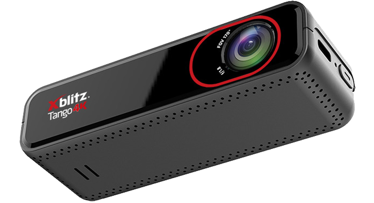 Wideorejestrator Xblitz Tango 4K - Widok od dołu pod kątem