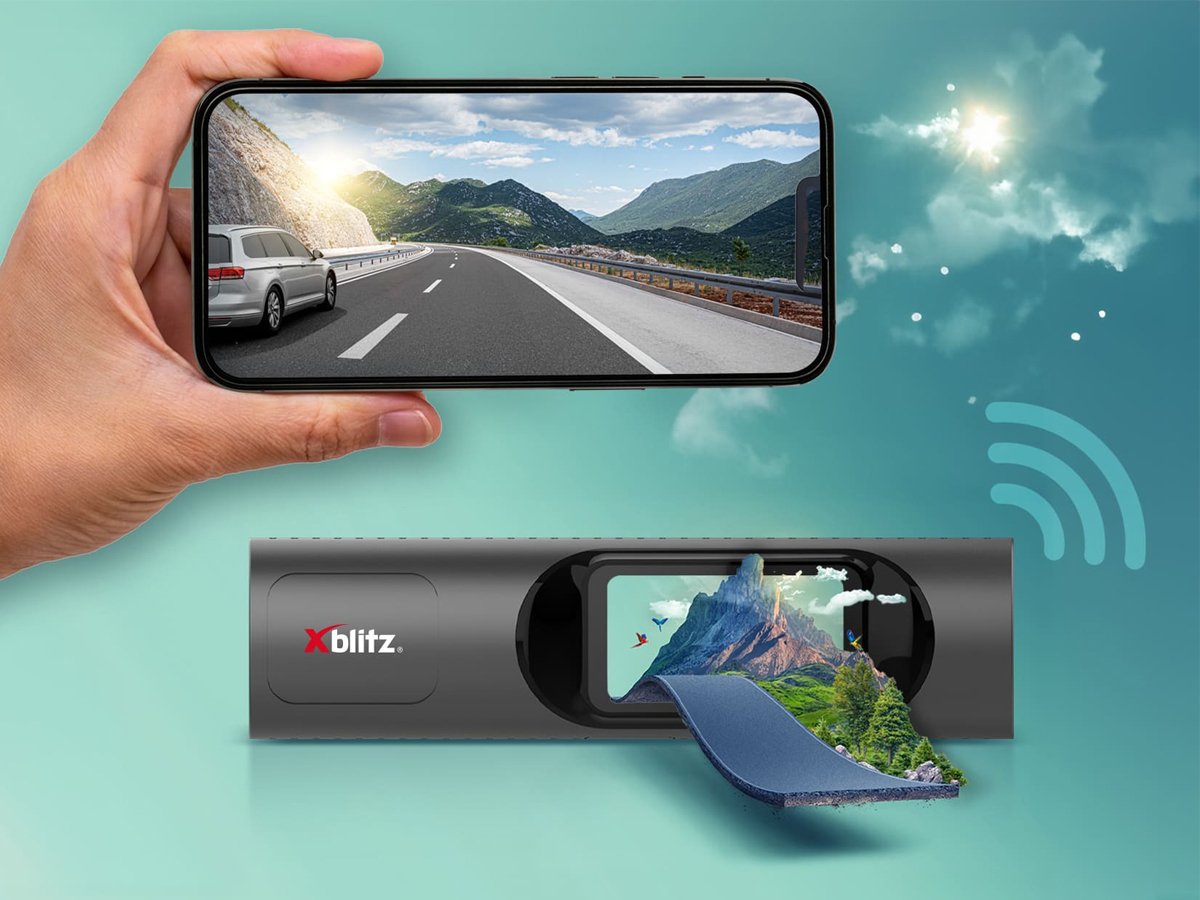 Dashcam Xblitz V4 Professional - Wi-Fi-Modul und mobile App