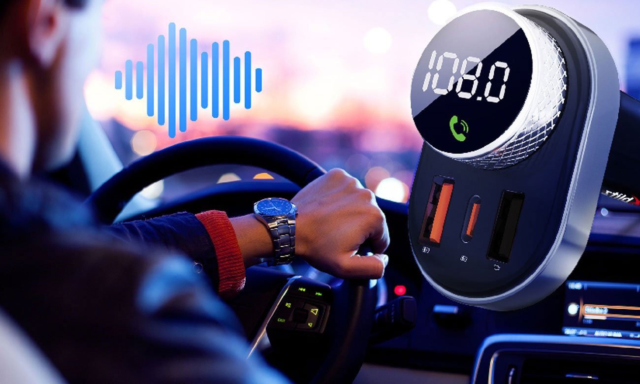 Zestaw głośnomówiący Xblitz X450 z transmiterem FM - Grafika